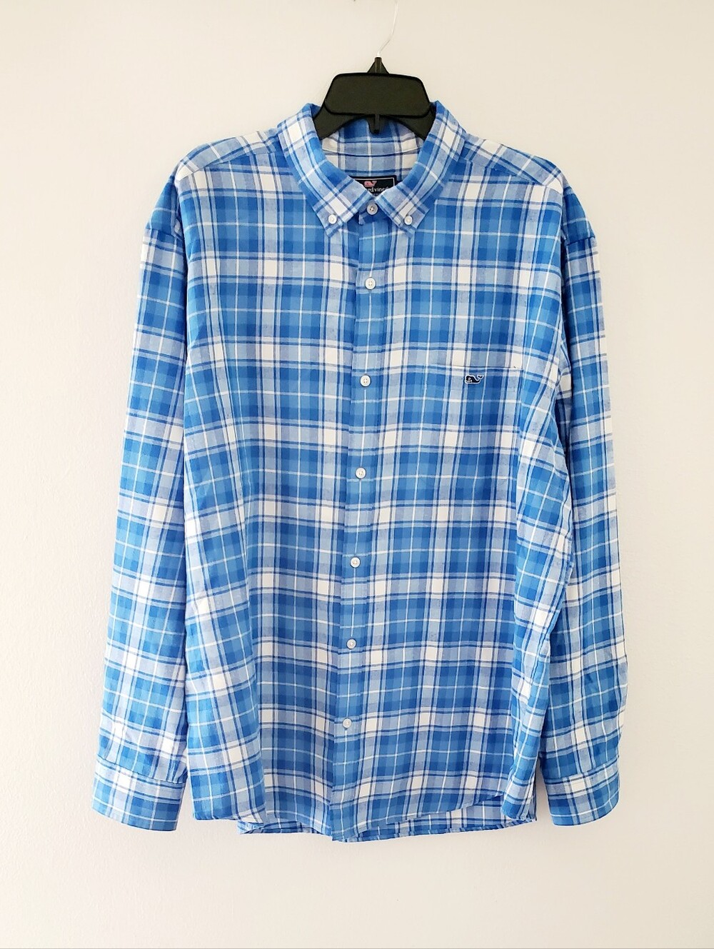Vineyard Vines Classic Tucker Fit Performance  Plaid Button-Down Shirt Size XXL